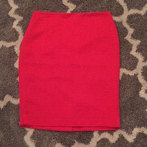 NWT Limited Pencil Skirt Red size 6